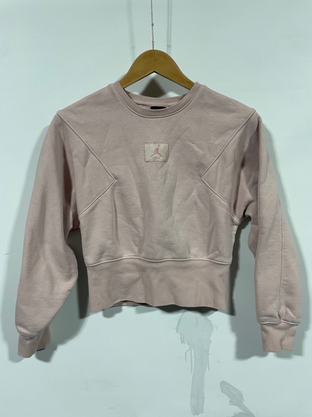 Jordan Women's Cropped Crewneck Sweatshirt - Dusty Pink